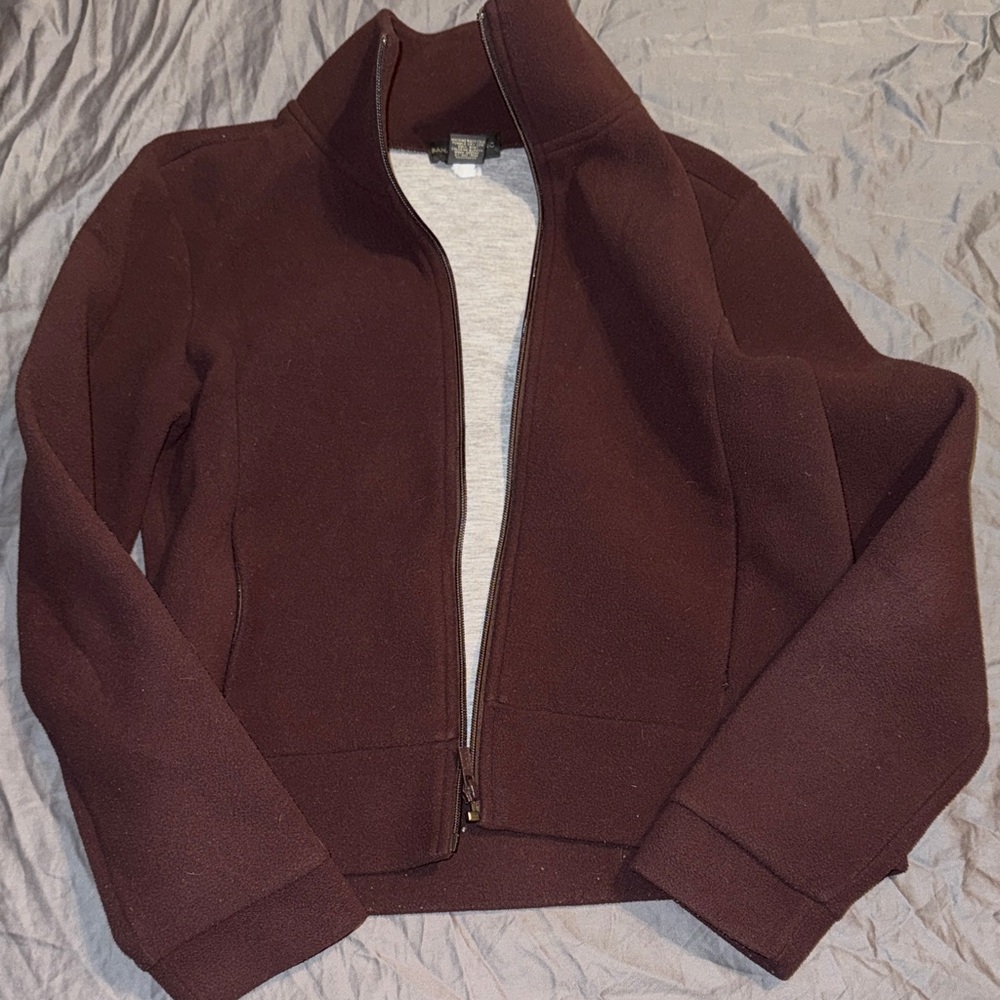 Banana Republic Fleece Bomber Jacket